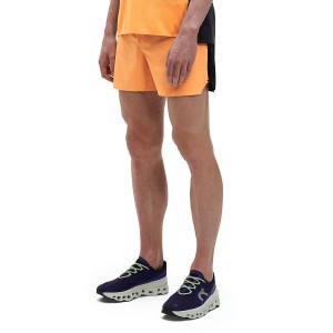 Men's On Running 5" Lightweight Shorts Mango / Black | 6802794_MY