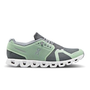 Men's On Running Cloud 5 Combo Sneakers Green | 7450312_MY