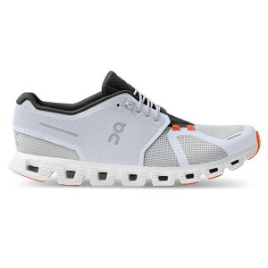 Men's On Running Cloud 5 Push Sneakers White / Orange | 5182476_MY