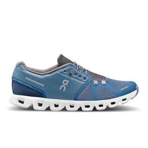 Men's On Running Cloud 5 Sneakers Blue / Grey | 7482095_MY