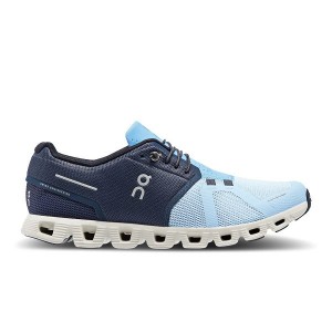 Men's On Running Cloud 5 Sneakers Navy | 9716528_MY