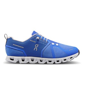 Men's On Running Cloud 5 Waterproof Sneakers Blue | 5074826_MY