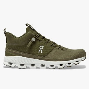 Men's On Running Cloud Hi Sneakers Camo | 8921063_MY