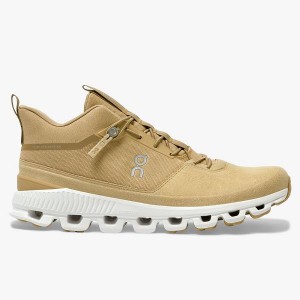 Men's On Running Cloud Hi Sneakers Yellow | 6815402_MY