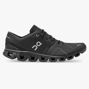 Men's On Running Cloud X 2 Road Running Shoes Black | 8309627_MY