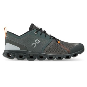 Men's On Running Cloud X 3 Shift Sneakers Green | 7215640_MY