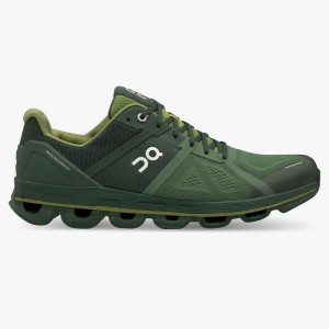 Men's On Running Cloudace 1 Road Running Shoes Dark Green / Olive | 5648379_MY