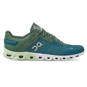 Men's On Running Cloudflow 2 Road Running Shoes Green | 6390817_MY