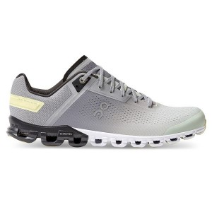 Men's On Running Cloudflow Road Running Shoes Grey | 3892471_MY