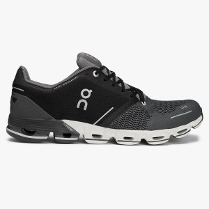 Men's On Running Cloudflyer 2 Running Shoes Black / White | 5371428_MY