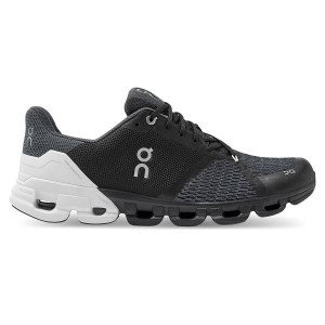 Men's On Running Cloudflyer 3 Road Running Shoes Black / White | 8521740_MY
