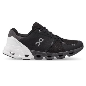 Men's On Running Cloudflyer 4 Wide Road Running Shoes Black / White | 5019843_MY