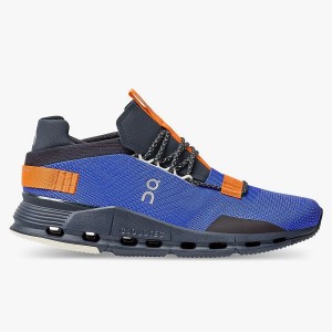 Men's On Running Cloudnova Sneakers Blue | 5264981_MY
