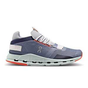 Men's On Running Cloudnova Sneakers Blue | 1682495_MY