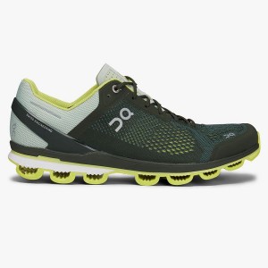 Men's On Running Cloudsurfer 5 Road Running Shoes Olive / Green | 6724501_MY