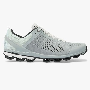 Men's On Running Cloudsurfer 5 Road Running Shoes Grey / Black | 2076381_MY