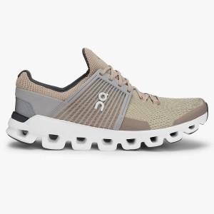 Men's On Running Cloudswift 1 Road Running Shoes Brown / Grey | 3451896_MY