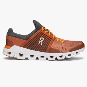 Men's On Running Cloudswift 1 Road Running Shoes Orange / Grey | 2846391_MY