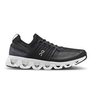 Men's On Running Cloudswift 3 Road Running Shoes Black | 9062457_MY