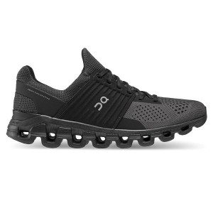 Men's On Running Cloudswift Road Running Shoes Black | 9142583_MY