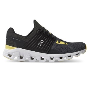 Men's On Running Cloudswift Road Running Shoes Black | 2604157_MY