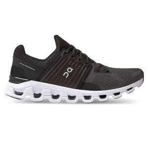Men's On Running Cloudswift Road Running Shoes Black | 7895614_MY