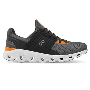 Men's On Running Cloudswift Road Running Shoes Grey | 9321754_MY