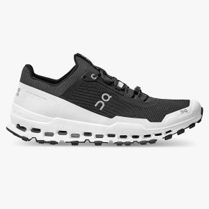 Men's On Running Cloudultra Hiking Shoes Black / White | 5967138_MY