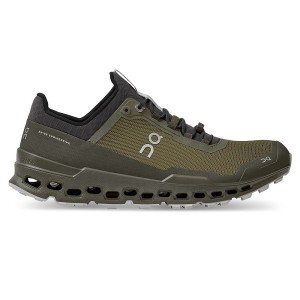 Men's On Running Cloudultra Trail Running Shoes Olive | 1859423_MY