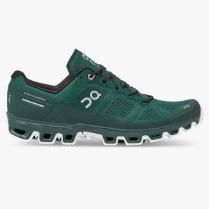 Men's On Running Cloudventure 2 Hiking Shoes Green / White | 5019832_MY