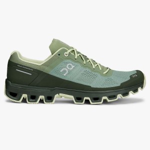 Men's On Running Cloudventure 2 Trail Running Shoes Green | 9508317_MY