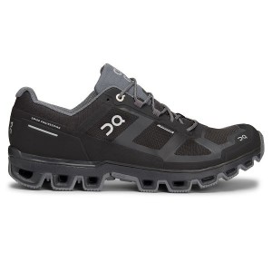 Men's On Running Cloudventure Waterproof 2 Trail Running Shoes Black | 841356_MY