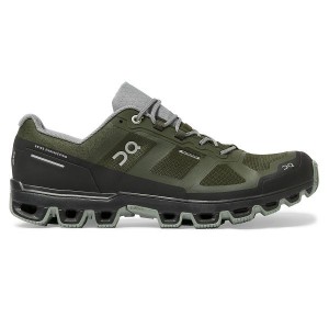 Men's On Running Cloudventure Waterproof 2 Hiking Shoes Olive | 165437_MY