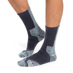 Men's On Running Explorer Merino Socks Navy | 7869423_MY