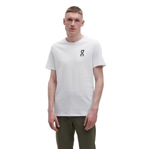 Men's On Running Graphic-T 1 T Shirts White | 6193074_MY