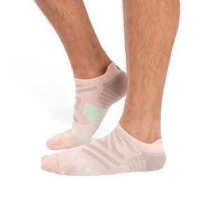 Men's On Running Performance Low Socks Pink / Green | 9671053_MY