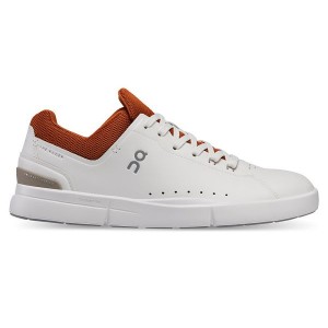 Men's On Running THE ROGER Advantage Sneakers White / Orange | 6741932_MY