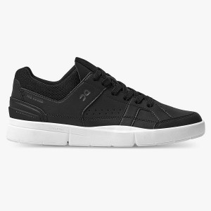 Men's On Running THE ROGER Clubhouse Sneakers Black / White | 256738_MY