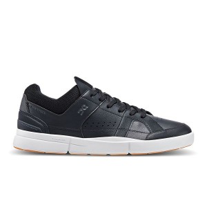 Men's On Running THE ROGER Clubhouse Sneakers Black / White | 632794_MY