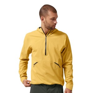 Men's On Running Waterproof Anorak Jackets Mustard | 5407361_MY