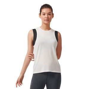 Women's On Running Active Tanks White | 9052468_MY