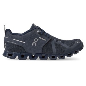 Women's On Running Cloud 2 Waterproof Sneakers Navy | 8594601_MY