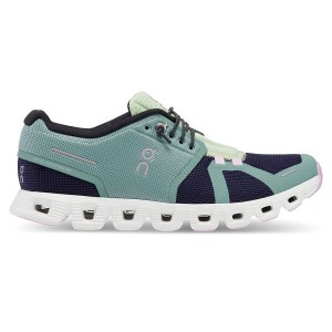 Women's On Running Cloud 5 Push Sneakers Green | 3952071_MY