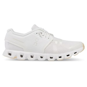 Women's On Running Cloud 5 Undyed Road Running Shoes White | 5476381_MY