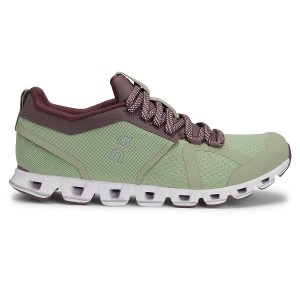 Women's On Running Cloud Beam Sneakers Green / Purple | 8453907_MY