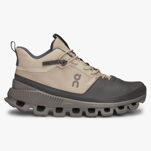 Women's On Running Cloud Hi Sneakers Brown | 5730826_MY