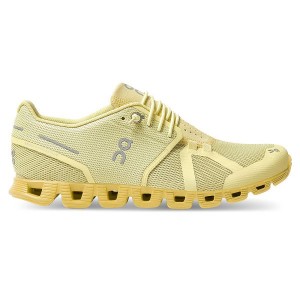 Women's On Running Cloud Monochrome Sneakers Yellow | 1375694_MY