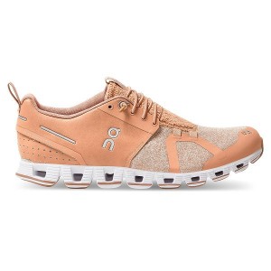 Women's On Running Cloud Terry Sneakers Apricot | 7126035_MY