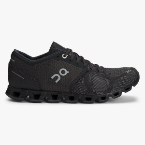 Women's On Running Cloud X 1 Training Shoes Black | 6247318_MY