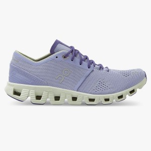 Women's On Running Cloud X 2 Road Running Shoes Lavender | 1058327_MY